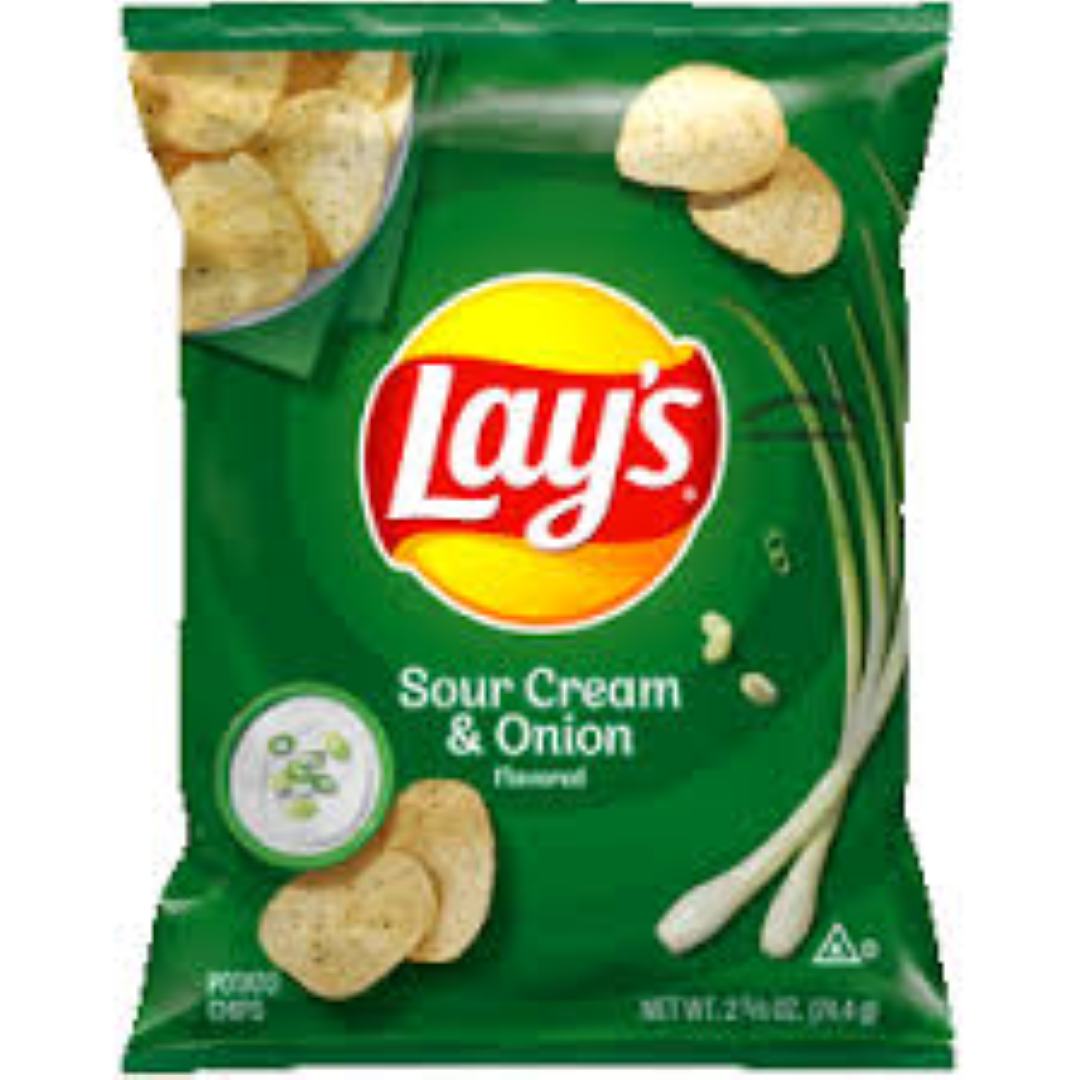 LAYS SOUR CREAM & ONION 105G
